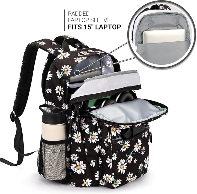 ZORFIN 26L Backpack for College, and Travel: Water Resistant Bookbag - Image 4