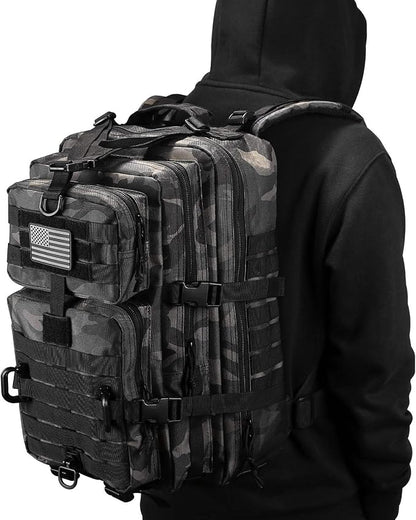 Hannibal Tactical MOLLE Assault Pack, Tactical Backpack Military Army Camping - Image 7