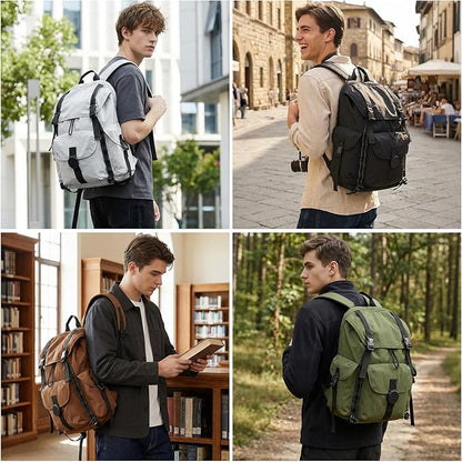 mixi Travel Backpack for Women Men, 18 Inch Carry On Laptop Backpack Flight - Image 7