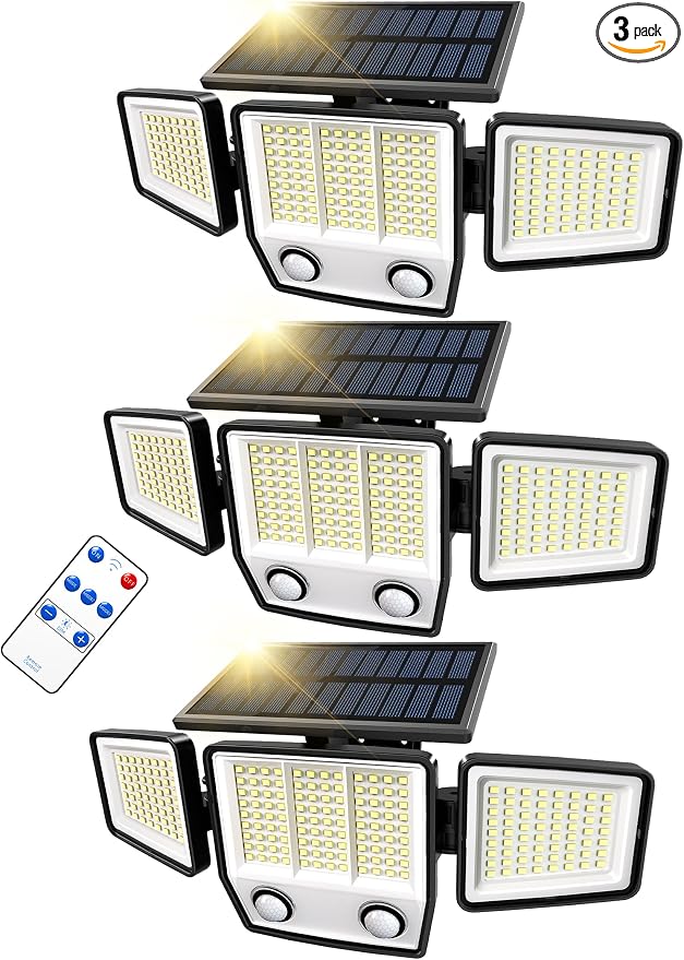 Solar Motion Sensor Outdoor Lights Waterproof by MDCMDCMSolarLightsOutdoor