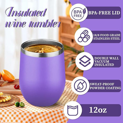 12oz Stemless Wine Tumbler - Image 5