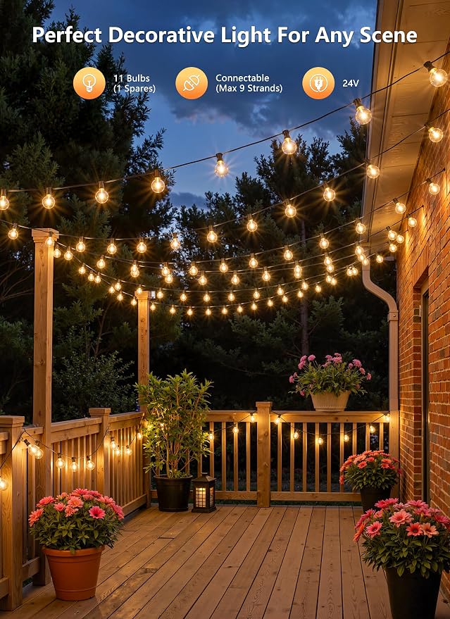 Brightown 37Ft Outdoor String Lights - Image 9