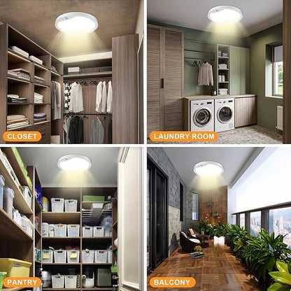 2-Pack 20W Motion Sensor Ceiling Lights Hard-Wired, 9Inch Indoor Motion - Image 7