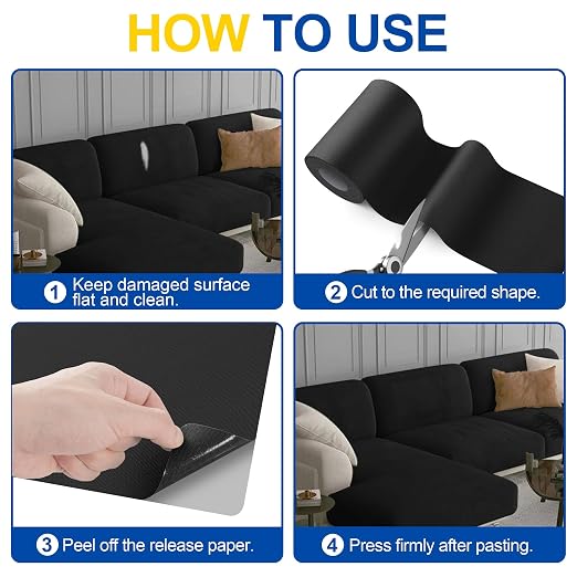 Fabric Repair Tape, Self Adhesive Canvas Repair Patch, Waterproof Outdoor - Image 5