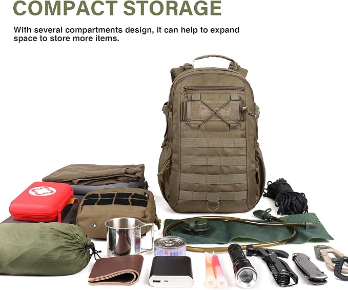 Mardingtop Small Military Tactical Backpack - Image 3