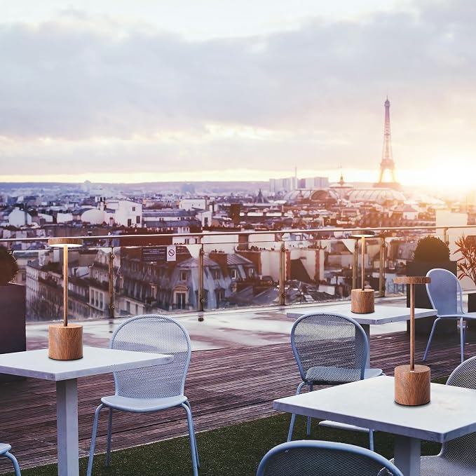 TBBGA LED Cordless Table Lamps Set of 2, Portable Rechargeable 5000mAh Outdoor - Image 3