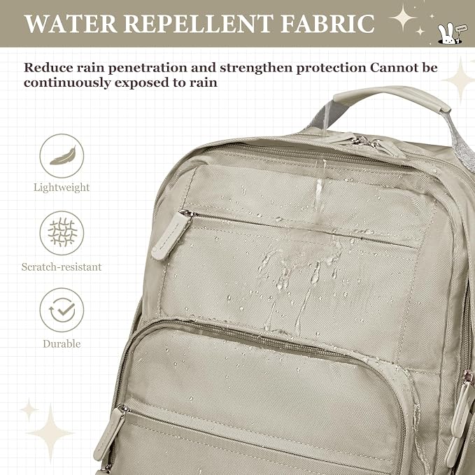 Khaki Backpack for Women Men - Image 7