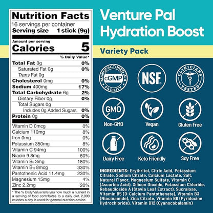 Venture Pal Sugar Free Electrolyte Powder Packets - Image 2