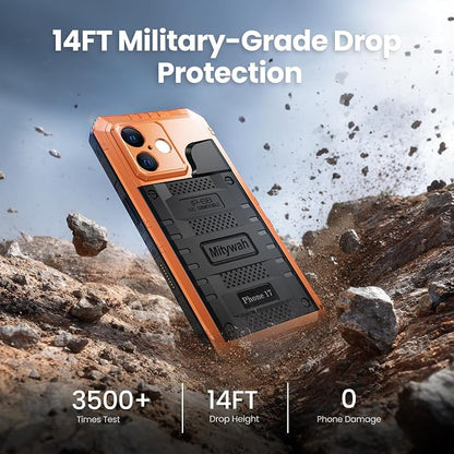 Mitywah Waterproof Case for iPhone 17, Rugged Metal Case - Image 4
