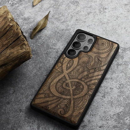 Carveit Magnetic Wooden Case for Samsung Galaxy S26 Ultra Case 2026, TPU - Image 3