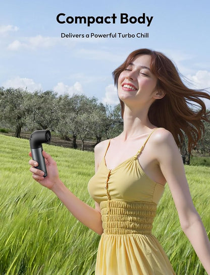 Aecooly Portable Handheld Fan, Powerful Turbo Mini Fan, 19000 RPM High Speed - Image 9