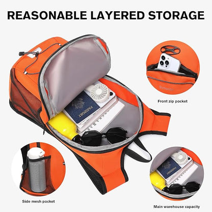 Ultra-Light Soft Daypack 15L/20L, Cushioned Breathable Back Panel Backpack - Image 2