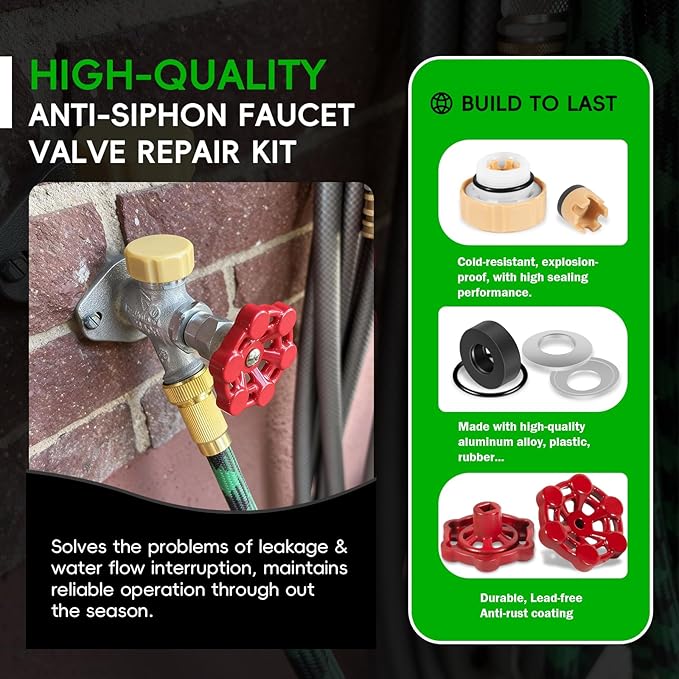 2-Pack Universal Outdoor Faucet Repair Kit - Image 3