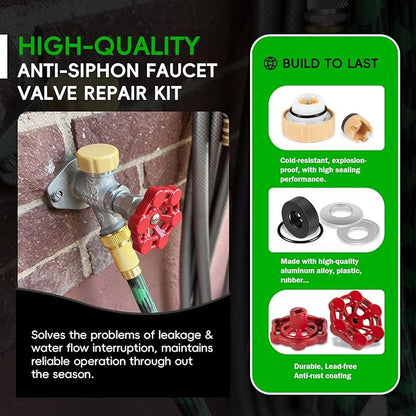2-Pack Universal Outdoor Faucet Repair Kit - Image 3