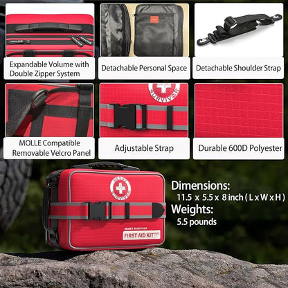 Besst Survivor 401 Piece First Aid Kit - Image 4