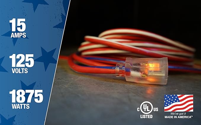Southwire Heavy Duty Extension Cord, 12 Gauge, 3 Conductor, Outdoor Cord - Image 12