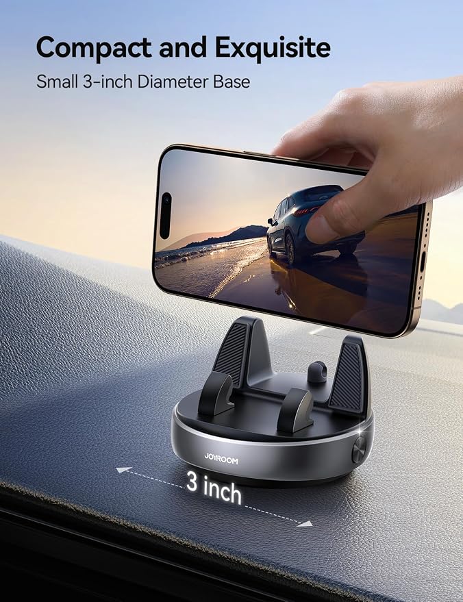 JOYROOM Car Phone Holder, Dashboard Cell Phone Holder Compatible - Image 2