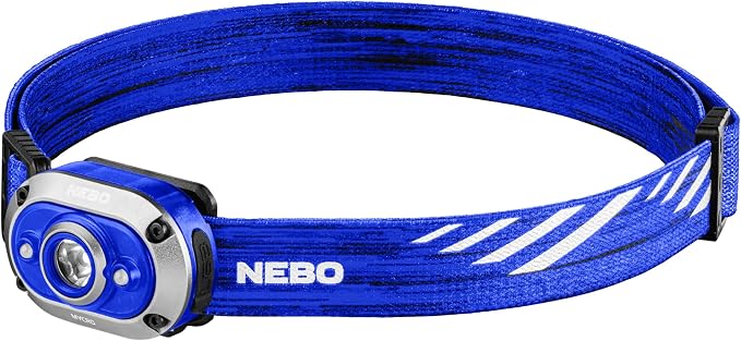 NEBO MYCRO 450 Rechargeable Headlamp | 450 Lumens, 6 Light Modes, Water by NEBO