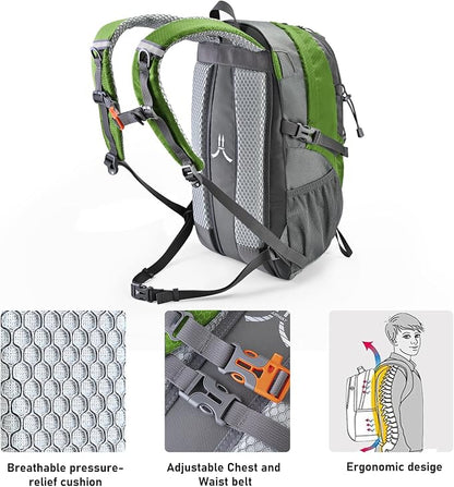 N NEVO RHINO Hiking Backpack 20L Water Resistant Outdoor Day Pack, Lightweight - Image 2