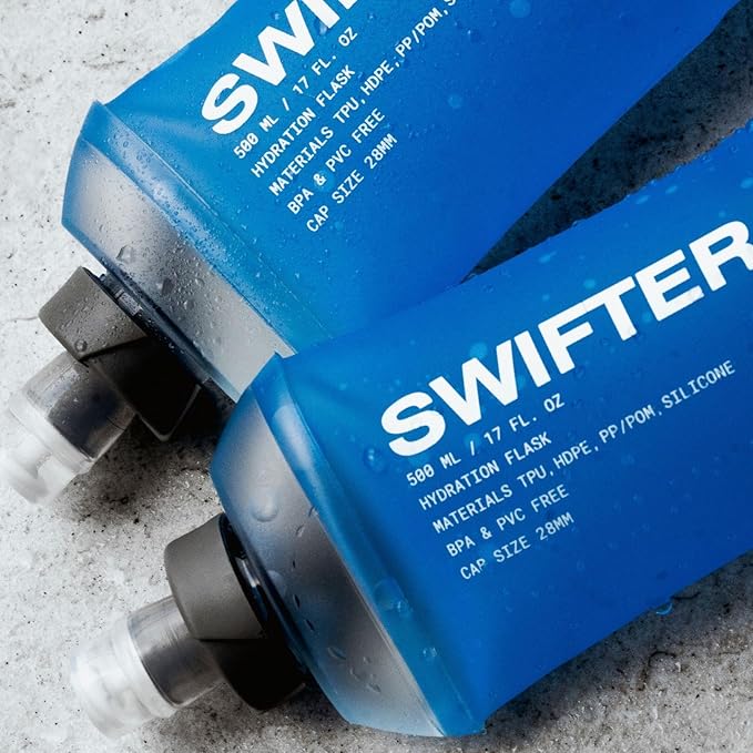 SWIFTER 2x Soft Flask 500ml | Running, Cycling Hydration Flask | Collapsible - Image 6