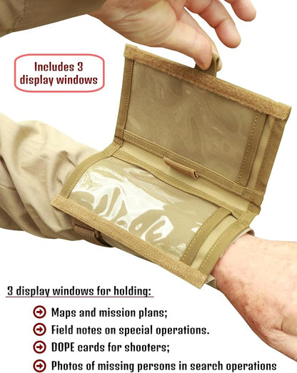 Underalert Tactical Wristband Dope Card Holder Sniper Data Book Quarterback - Image 6