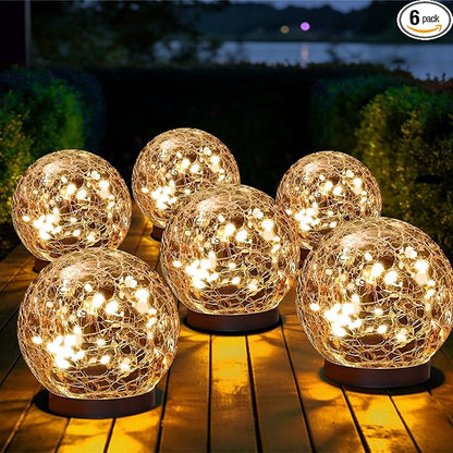 MLKNK Solar Globe Lights Outdoor Waterproof-Solar Balls-Solar Garden Lights-Orbs by MLKNK