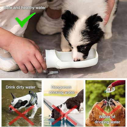Portable Dog Water Bottle, Foldable Dog Water Bottle Leak Proof Dispenser - Image 6