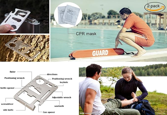 Compact First Aid Kit Designed for Family Emergency Care. Waterproof EVA Case - Image 6