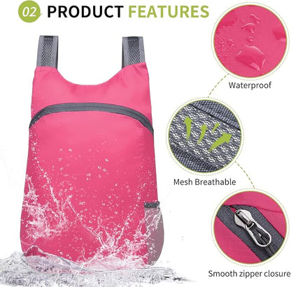 20L Ultra Hiking-Daypack Lightweight Foldable Travel Packable Backpack - Image 4