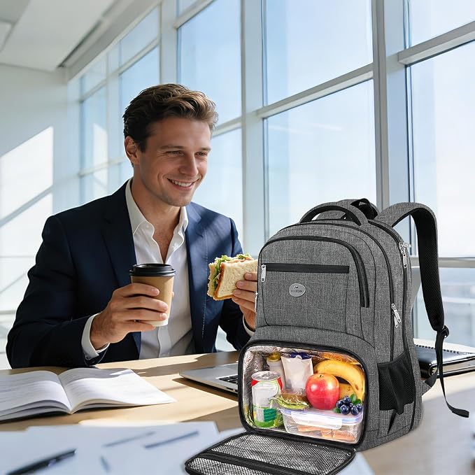 MATEIN Work Backpack for Men, Large Anti Theft Lunch Backpack - Image 8