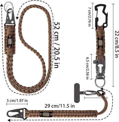 Heavy Duty Braided Paracord Lanyard - Image 5