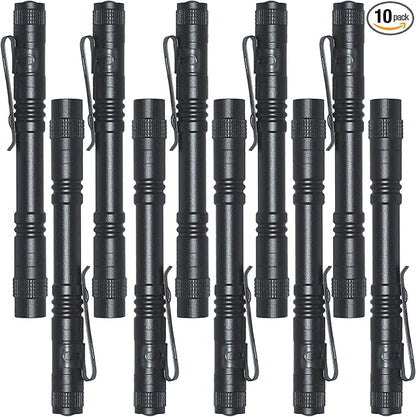 Beieverluck 10 Pack Small Mini Flashlights, Pocket Flashlight Penlight by Beieverluck