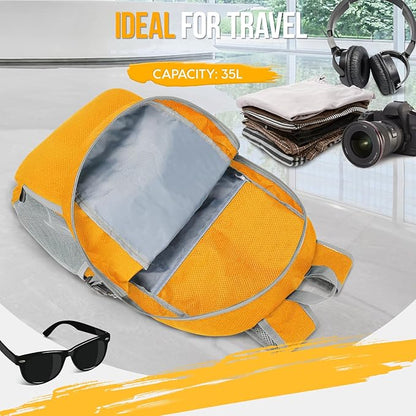 ZOMAKE Lightweight Packable Backpack 35L, Light Foldable Backpacks Water - Image 3