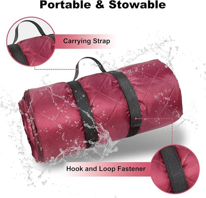Waterproof Outdoor Blanket 82”X 55” Packable, Stadium Blankets - Image 4