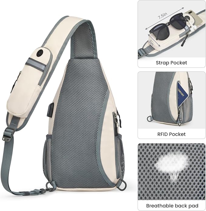 G4Free Sling Bag RFID Crossbody Sling Backpack - Image 6
