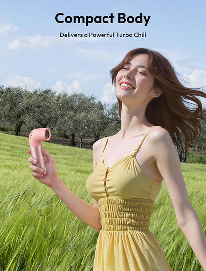 Aecooly Portable Handheld Fan, Powerful Turbo Mini Fan, 19000 RPM High Speed - Image 9