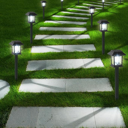 Greluna Solar Lights Outdoor, 6 Pack 6000K Waterproof Auto On/Off Solar Pathway - Image 2
