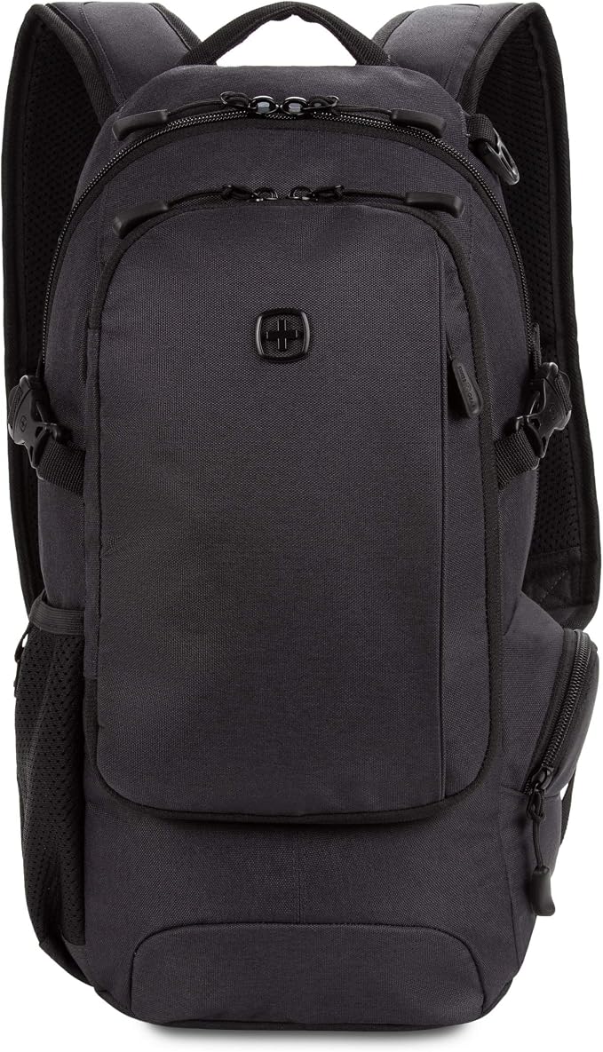 SwissGear 3598 Backpack, Narrow Daypack, Dark Grey - Image 8