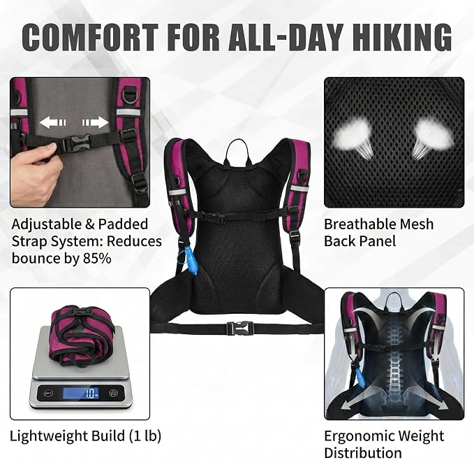 Miracol Hiking Hydration Backpack - Image 4