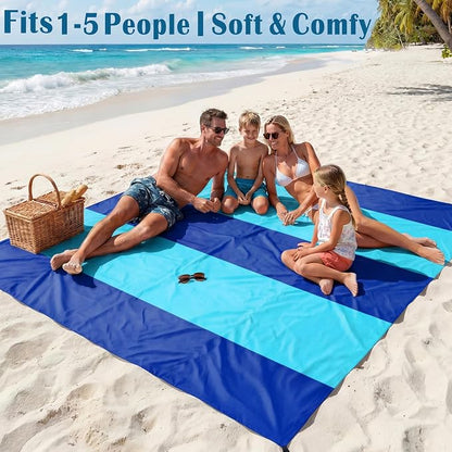 Famstar Beach Blanket Oversized Extra Large 78" X 81", Waterproof Sandproof - Image 5