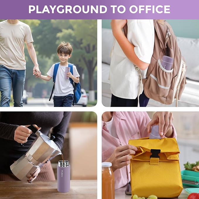 【Upgraded】Exllena Small Insulated Water Bottle 8 oz/250ml– Mini Insulated Water - Image 7
