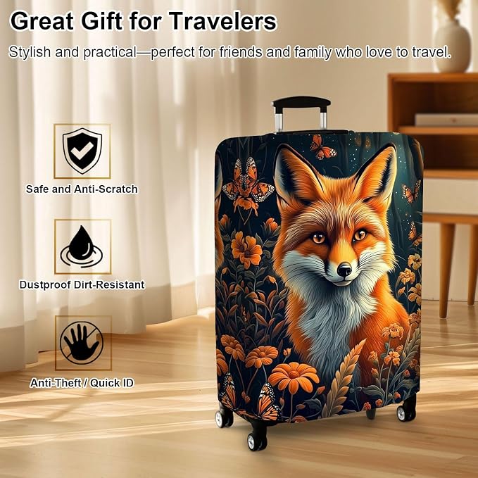 Luggage Cover Protector for 19-20 Inch Suitcases, TSA Approved Elastic Travel - Image 7