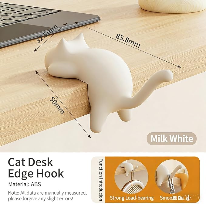 Cat Desk Hook for Kids - Image 2
