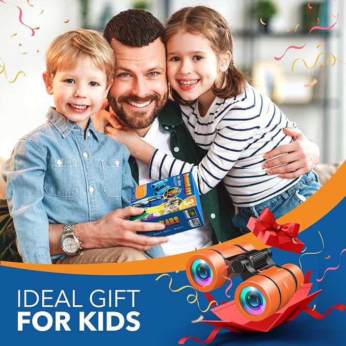 3-8 Year Old Boy Girl Toys: LET'S GO! Shockproof Binoculars - Image 7