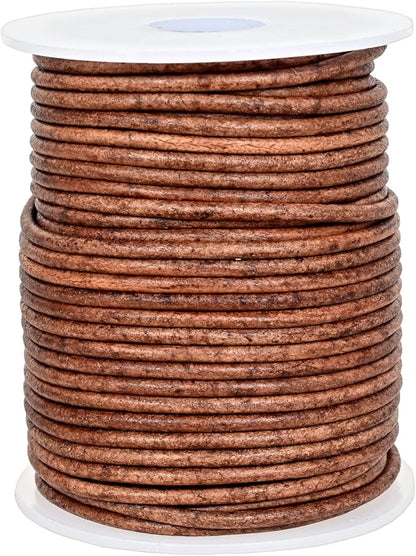 GENIQUE Real/Genuine Round Leather String Cord - Image 2