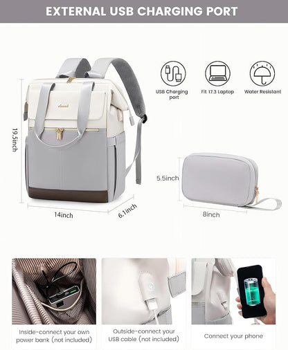 LOVEVOOK 17.3 Inch Laptop Backpack - Image 4