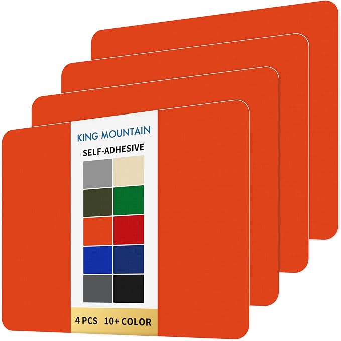 KING MOUNTAIN Self Adhesive Nylon Fabric Repair Patch, 9×11 Inches 4 Pcs by ForABetterHomeLife