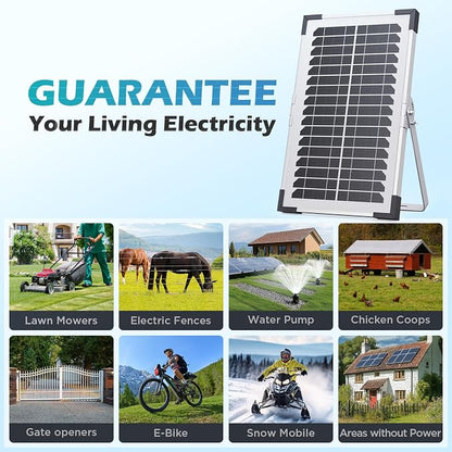 15W Solar Battery Maintainer, Low-Iron Tempered Glass Solar Panel - Image 9