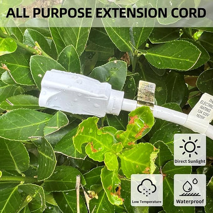 YOJOE Indoor Outdoor Extension Cord, 3 Prong 13A Weatherproof Power Cord - Image 3