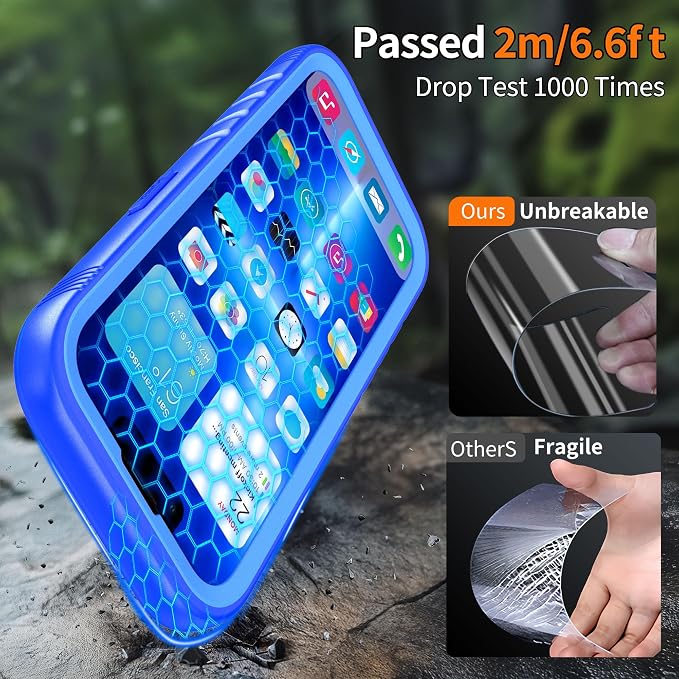 Cozycase for iPhone 15 Plus Waterproof Shockproof Dustproof Case - Image 4